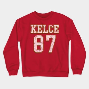 Travis Kelce Jersey (Back Print) Crewneck Sweatshirt